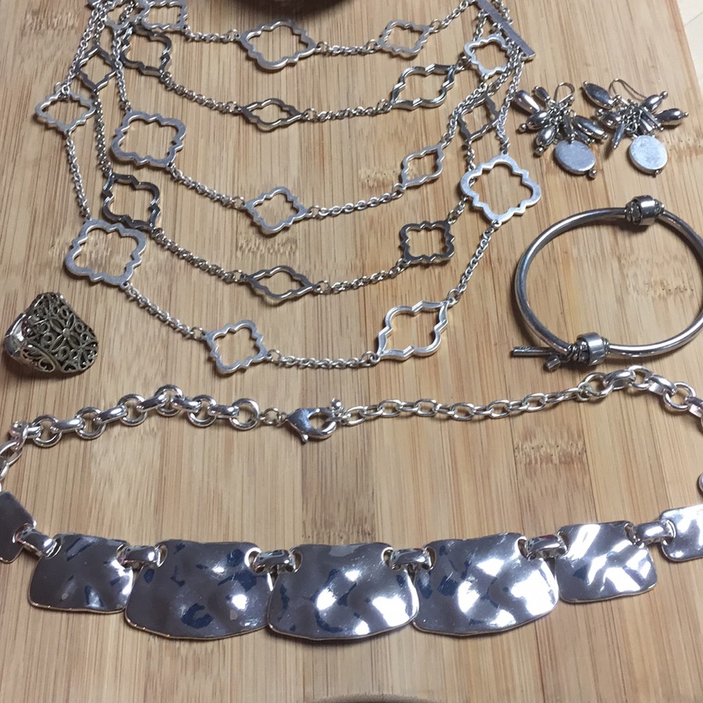 Silver COSTUME jewelry bundle!